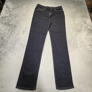 Gap Jeans Girls 18 Blue Dark Wash Skinny Extra-Slim Stretch Adjustable Waist